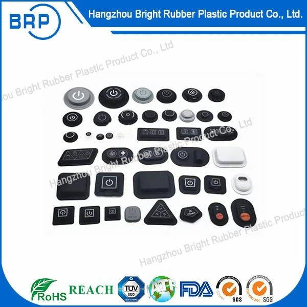 Customized Rubber Screen Printing Home Appliance Silicone Keypad For Switch On/off Button Silicon Buttons