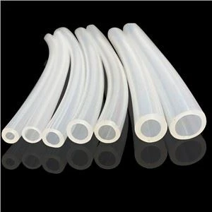 Tubo de borracha flexível de extrusão de silicone de alta temperatura
