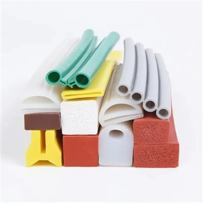 Tira de silicone de tubo de esponja de silicone extrudado
